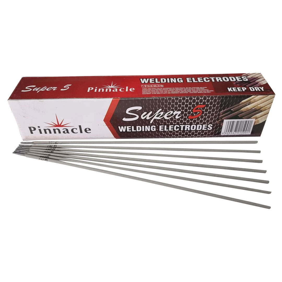 1kg Pinnacle Super 5 2.5mm Mild Steel Welding Rod - E6013
