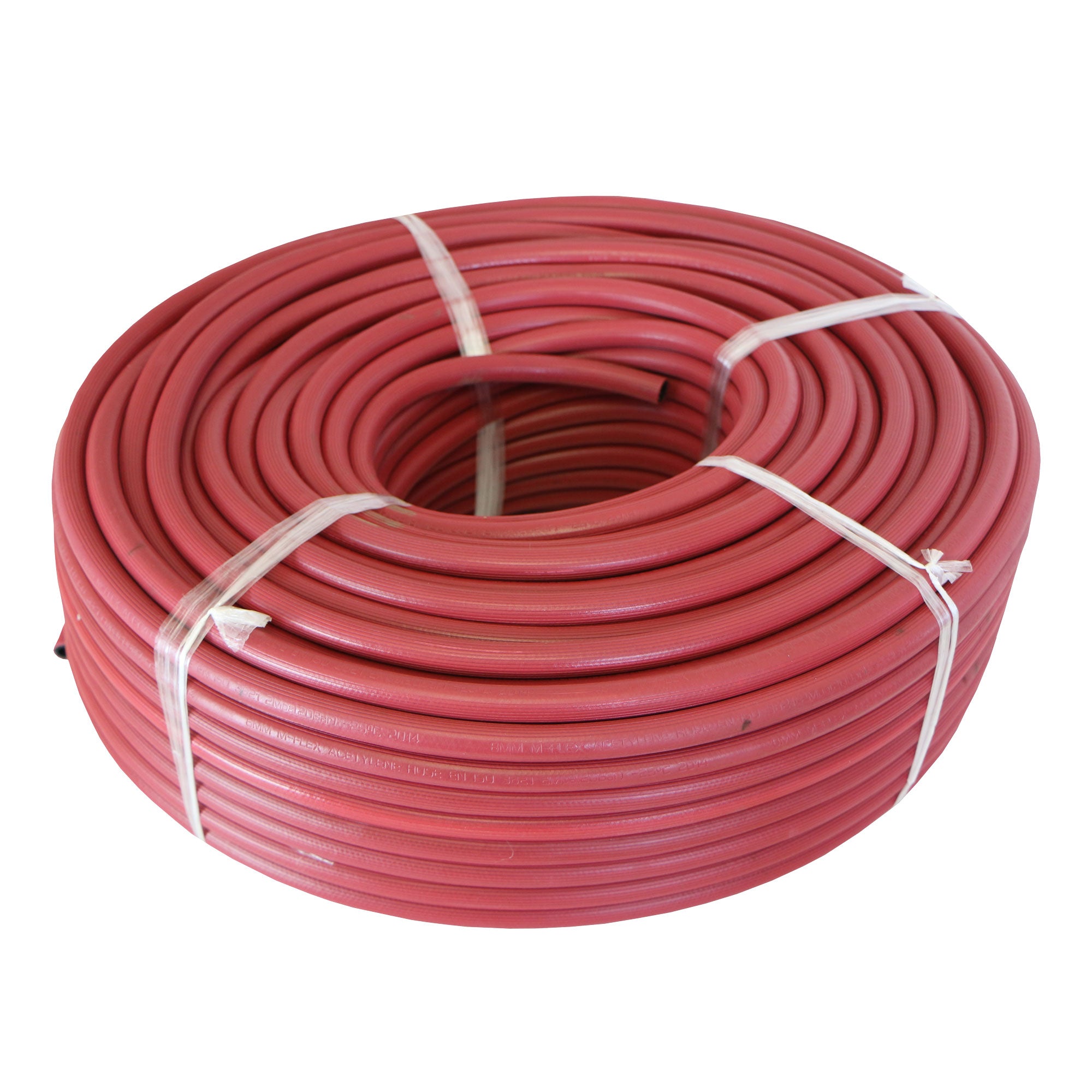 100m 8mm Acetylene Gas Hose Red