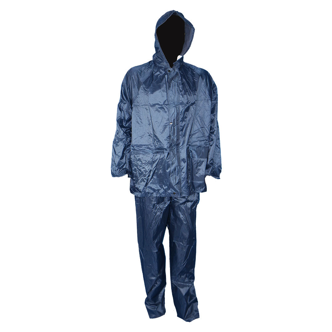 Pinnacle Navy Rubberised Rain Suit