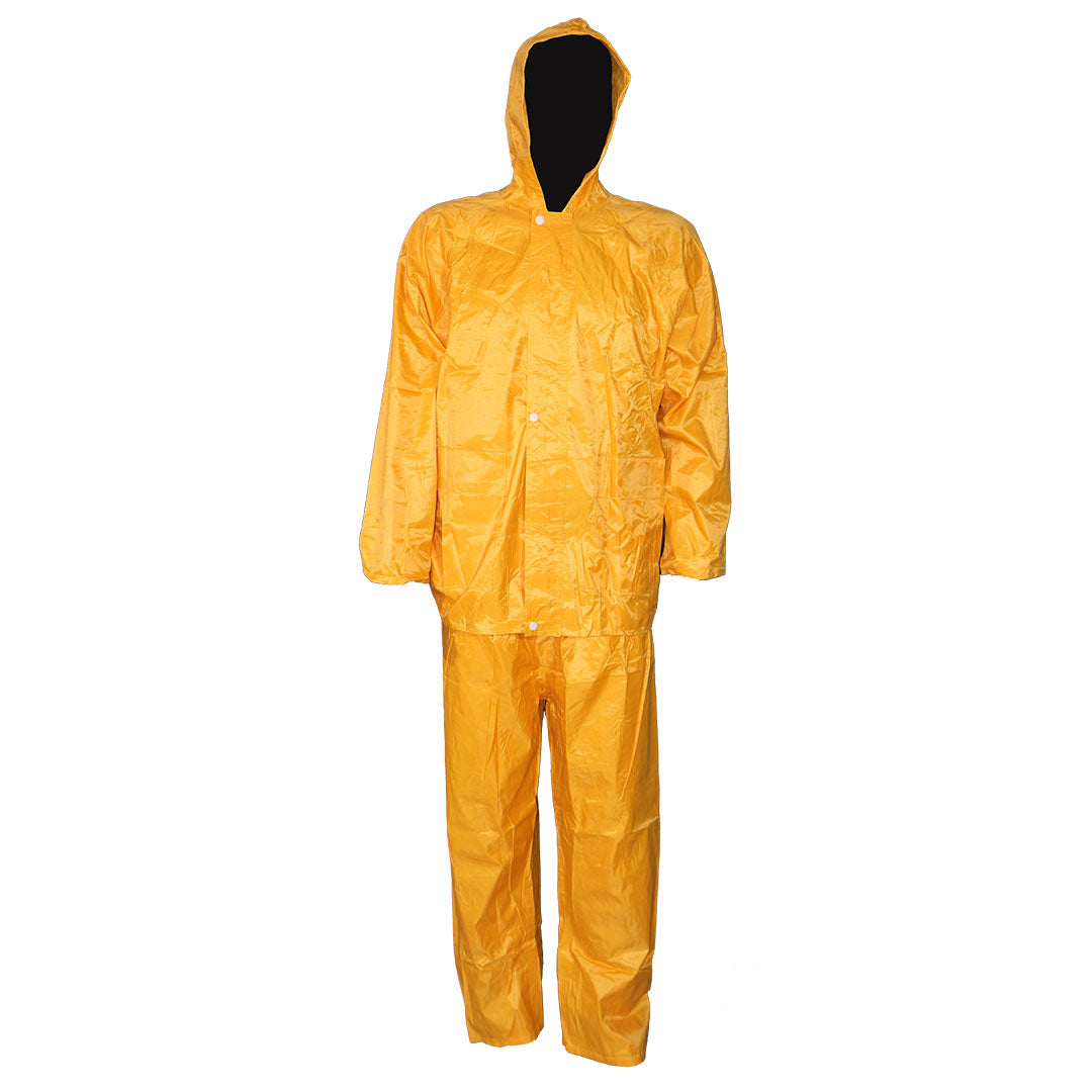 Pinnacle Yellow Rubberised Rain Suit