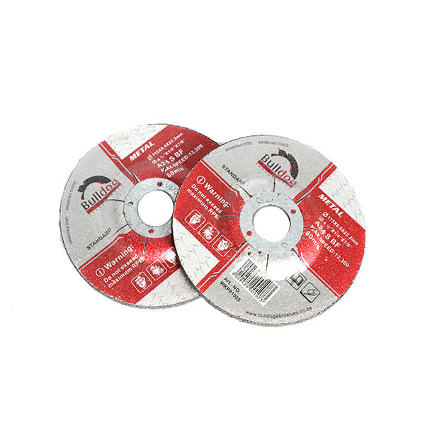 Bulldog Metal Grinding Disc 115 x 6.4 x 22.2 mm