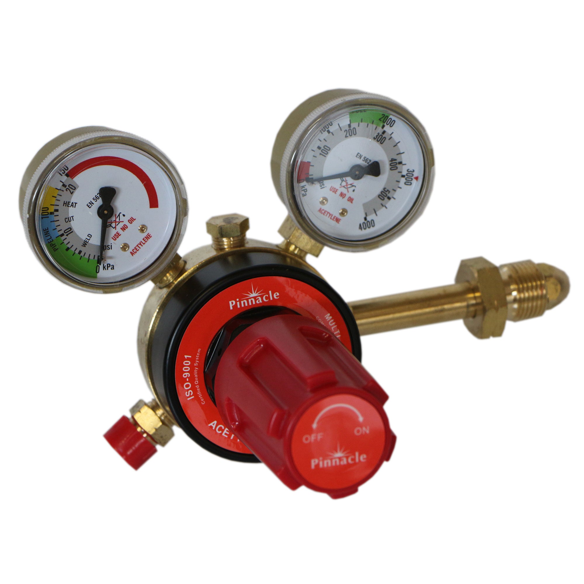 Multi-Stage Acetylene Regulator - Pinnacle Gas Control Precision