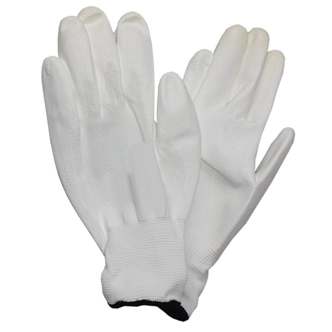 White PU Palm Coated Glove