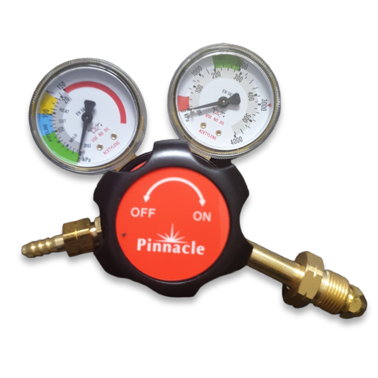 Acetylene Regulator - Single-Stage - Pinnacle Welding
