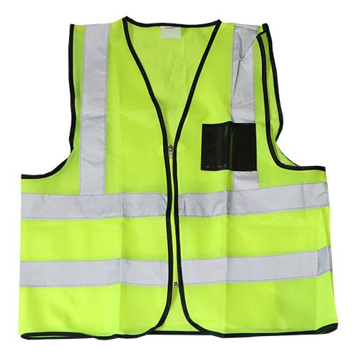 Reflective Safety Vest Lime with ID and Pocket