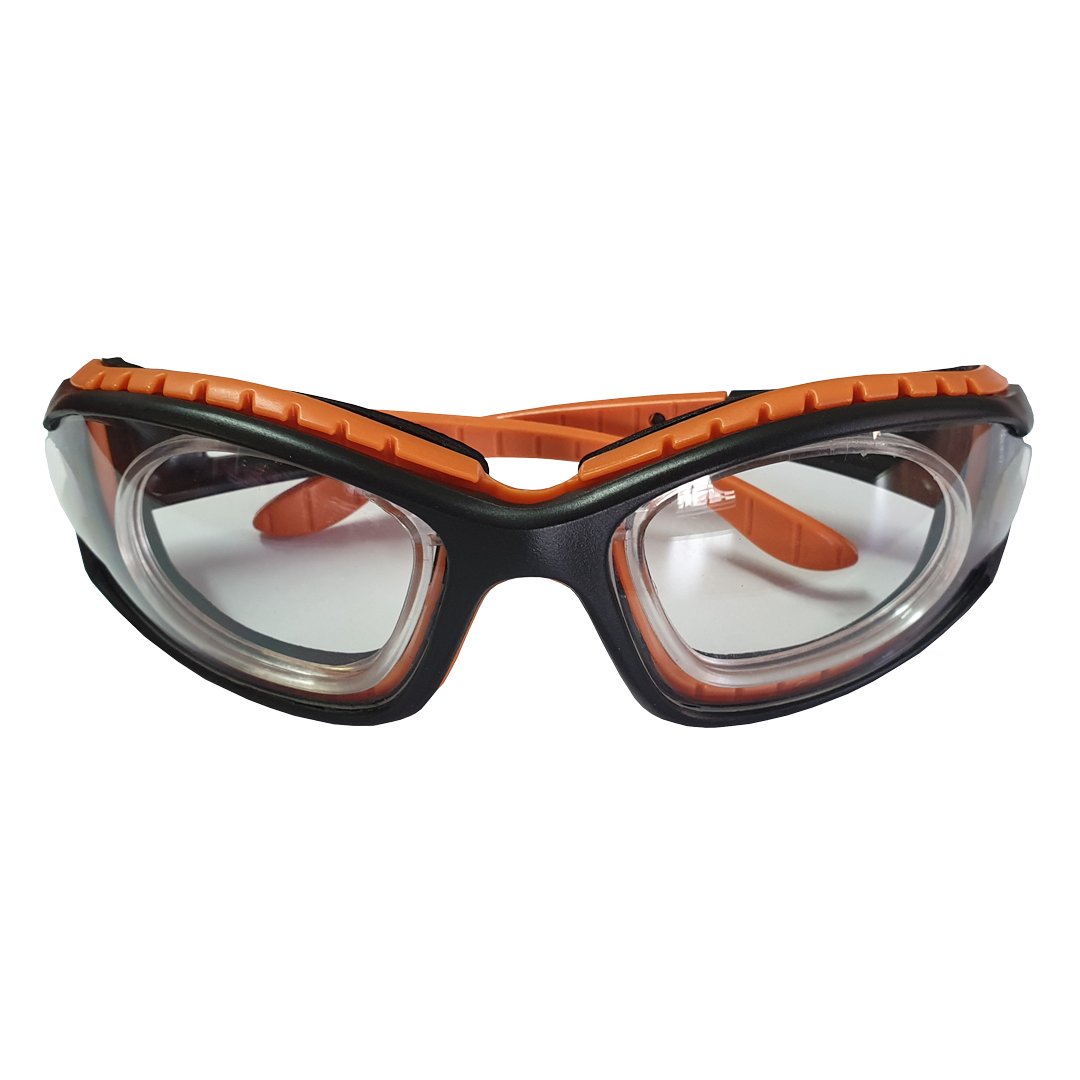 Pinnacle Safety Glasses Spoggle Dual Arm Pieces - Clear