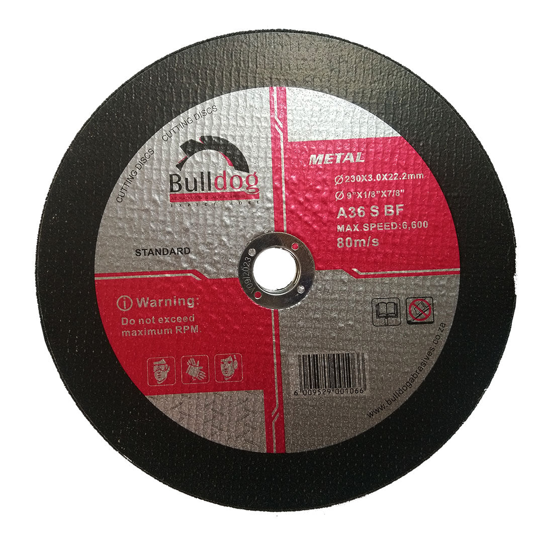 Bulldog Metal Cutting Disc 230 x 3 x 22.2 mm